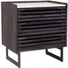 Image 2 : BNIB Moe's - Paloma 3 Drawer Nightstand - 18 x 28 x 30 - Retail Price: $1,649.00 - JD-1058-07-0