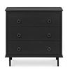 Image 1 : BNIB Moe's - Reagan 3 Drawer Nightstand Black - 31 x 18.5 x 30 - Retail Price: $1,649.00 - JU-1007-0