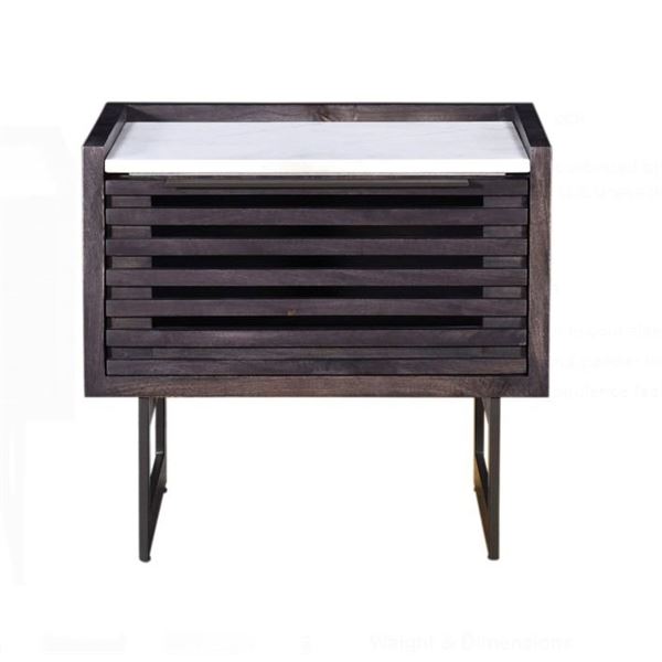 BNIB Moe's - Paloma Nightstand - 18 x 22 x 20 - Retail Price: $875.00 - JD-1032-07-0