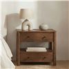 Image 2 : BNIB Moe's - Lottie Charging Nightstand Brown - 28.5 x 24.5 x 27.75 - Retail Price: $1,899.00 - BB-1