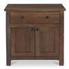 Image 2 : BNIB Moe's - Gene Charging Nightstand Dark Brown - 28 x 22 x 26.5 - Retail Price: $2,674.99 - BB-103