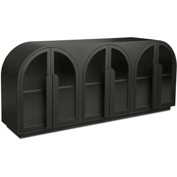 New Moe's - Salone Sideboard Black - 79 x 18 x 34 - Retail Price: $4,799.00 - EW-1008-02