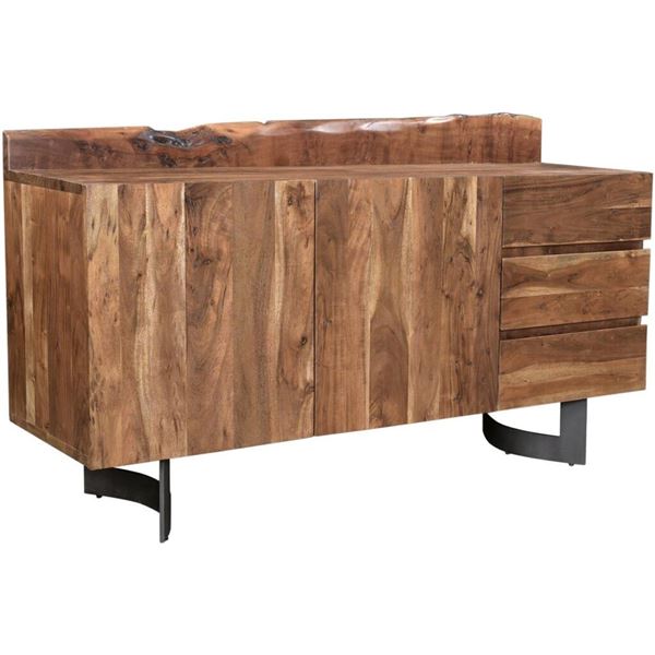 New Moe's - Bent Sideboard Brown - 66 x 20 x 37 - Retail Price: $2,775.00 - VE-1040-03