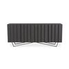 Image 1 : New Moe's - Brolio Sideboard Charcoal - 71 x 16 x 30 - Retail Price: $2,949.00 - RP-1008-07