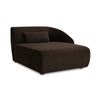 Image 1 : BNIB - Moe's Amelia Chaise - Espresso - Right-Hand Facing - Retails: $3599