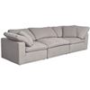 Image 2 : BNIB - Moe's Clay 3-Piece Modular Sofa Performance Fabric - Grey - Retails: $5599