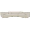 Image 1 : BNIB - Moe's Fraser 3-Piece Modular Sofa w/wedge slipper - Off White - Retails: $7949 - Dimensions: 