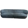 Image 1 : New - Moe's Yoon 2-Piece Modular Sofa - Nightshade Blue - Retails: $5999
