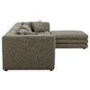 Image 2 : BNIB - Moe's Lowtide 4-Piece Modular Sectional w/curved ottoman - Stone Tweed - Retails: $7999