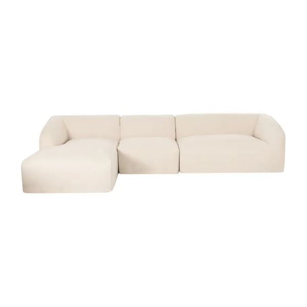 BNIB - Moe's Isla 3-Piece Modular sectional - Retails: $4999 - Beige - left arm chaise, corner and s
