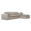 Image 2 : BNIB - Sunday's Movie Night™ Outdoor 4-Piece Modular Large Sectional - Desert - Retails: $7