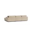 Image 3 : BNIB - Sunday's Soft Spot 4-Piece Modular Sectional - Cashew - Retails: $5750 - 125"W x 80"D x 33"H