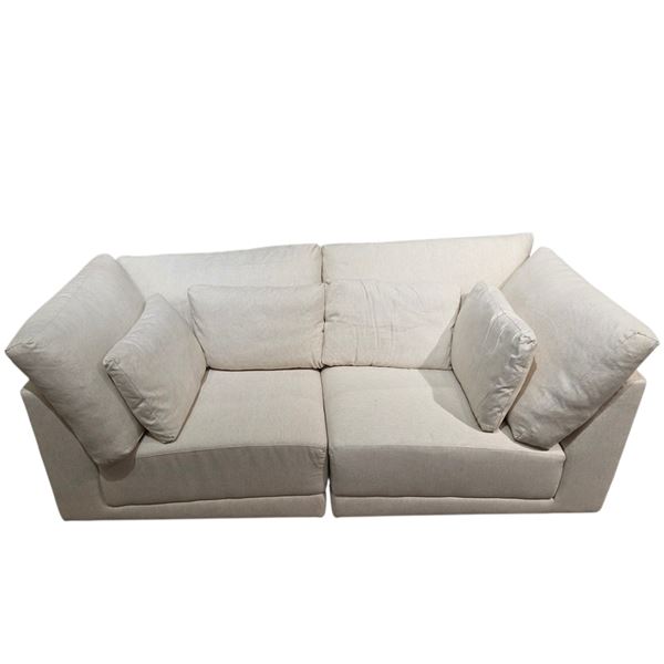 BNIB - Sunday's Wind Down 2 Pcs Modular Sofa - Beach - Retails: $4300 - 88"W x 44"D x 34"H