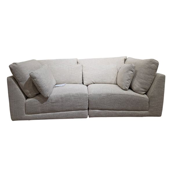 New - Sunday's Wind Down 2 Pc Modular Sofa - Flax - Retails: $4300 - 84"W x 44"D x 34"H