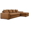 Image 1 : BNIB Moe's - Thomas Sectional Right Rust - 125 x 41 x 36in - Retail Price: $5,349 - MO-1004-12-R-0
