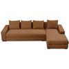 Image 2 : BNIB Moe's - Thomas Sectional Right Rust - 125 x 41 x 36in - Retail Price: $5,349 - MO-1004-12-R-0