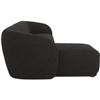 Image 3 : BNIB Moe's - Faye Sectional Left Black Boucle - 112 x 59.65 x 29.80in - Retail Price: $5,649 - FO-10