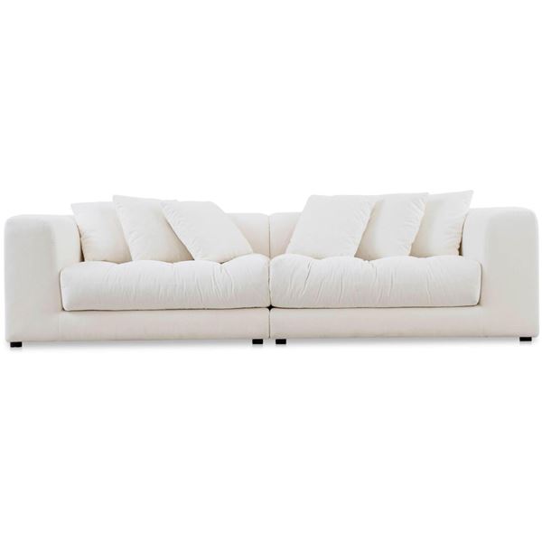 New Moe's - Davie Sofa Warm White - 104 x 43.3 x 307 - Retail Price: $4,849.00 - MO-1024-18-0