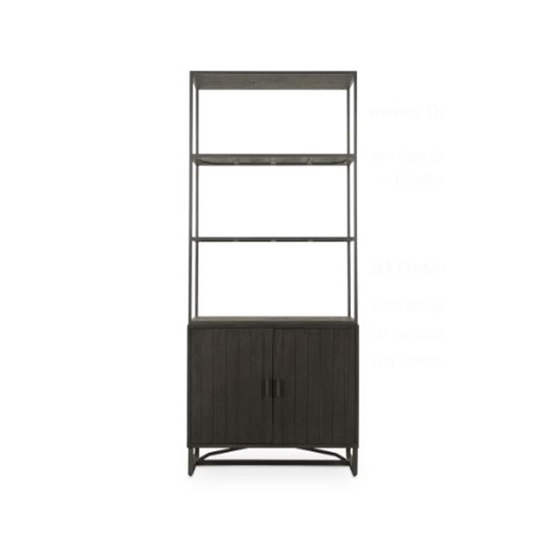 BNIB Moe's - Sierra Bookshelf Black - 39 x 18 x 91.5 - Retail Price: $2,699.00 - FR-1043-02-0