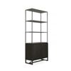 Image 2 : BNIB Moe's - Sierra Bookshelf Black - 39 x 18 x 91.5 - Retail Price: $2,699.00 - FR-1043-02-0
