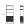 Image 4 : BNIB Moe's - Sierra Bookshelf Black - 39 x 18 x 91.5 - Retail Price: $2,699.00 - FR-1043-02-0
