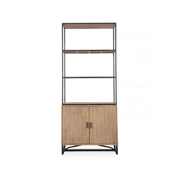 BNIB Moe's - Sierra Bookshelf Natural - 39 x 18 x 91.5 - Retail Price: $2,699.00 - FR-1043-24-0