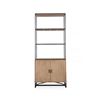 Image 1 : BNIB Moe's - Sierra Bookshelf Natural - 39 x 18 x 91.5 - Retail Price: $2,699.00 - FR-1043-24-0