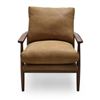 Image 2 : NEW Moe's - Arturo Accent Chair Tan - 29 x 33 x 35 - Retail Price: $2,599.00 - GO-1013-40