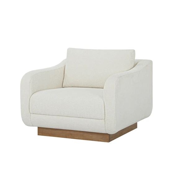 New Moe's - Keane Lounge Chair Cream - 40 x 39 x 28 - Retail Price: $3,147.99 - FO-1046-05