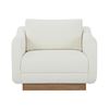 Image 2 : New Moe's - Keane Lounge Chair Cream - 40 x 39 x 28 - Retail Price: $3,147.99 - FO-1046-05