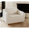 Image 4 : New Moe's - Keane Lounge Chair Cream - 40 x 39 x 28 - Retail Price: $3,147.99 - FO-1046-05