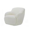 Image 2 : New Moe's - Stevie Lounge Chair Cream - 35 x 34.3 x 32.3 - Retail Price: $1,599.00 - FO-1001-05