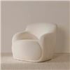 Image 4 : New Moe's - Stevie Lounge Chair Cream - 35 x 34.3 x 32.3 - Retail Price: $1,599.00 - FO-1001-05