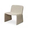 Image 2 : NEW Moe's - Ella Accent Chair Heather Beige - 30 x 22.5 x 34 - Retail Price: $1,099.00 - EH-1115-34