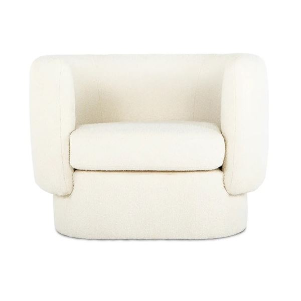 BNIB Moe's - Koba Chair Maya White - 40 x 33.75 x 29 - Retail Price: $1,449.00 - JM-1002-18