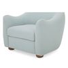 Image 3 : BNIB Moe's - Bria Accent Chair Light Blue - 34.6 x 33.5 x 29.6 - Retail Price: $1,599.00 - FO-1023-4