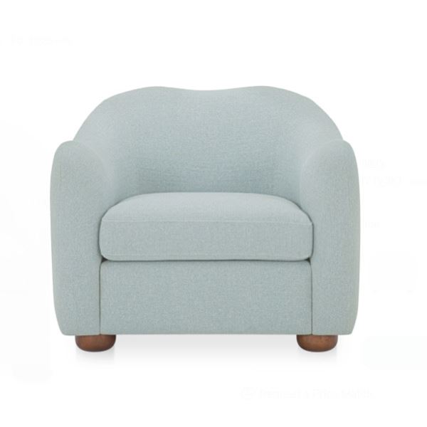 BNIB Moe's - Bria Accent Chair Light Blue - 34.6 x 33.5 x 29.6 - Retail Price: $1,599.00 - FO-1023-4