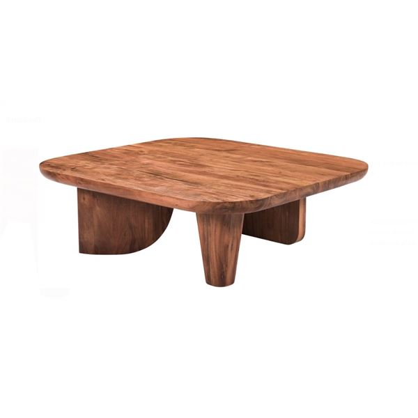 BNIB Moe's - Era Coffee Table Large Smoked - 45 x 41 x 15 - Retail Price: $1,799.00 - VE-1115-03-0