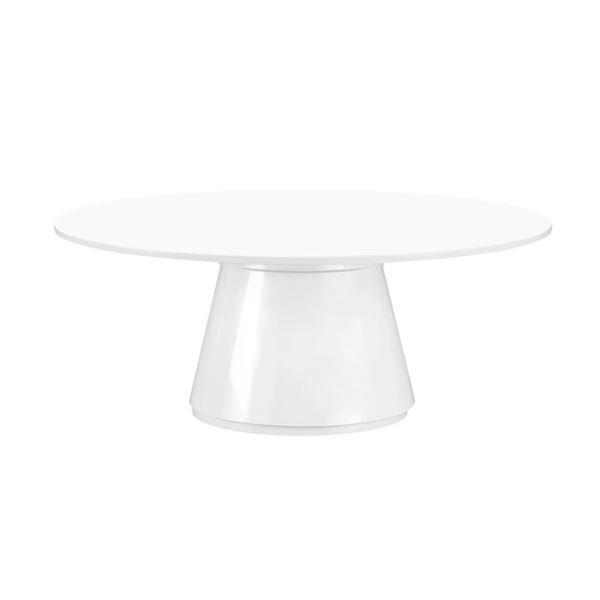 BNIB Moe's - Otago Coffee Table White - 38 x 38 x 15 - Retail Price: $1,025.00 - KC-1030-18-0