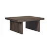 Image 2 : New Moe's - Monterey Coffee Table Aged Brown - 39.5 x 39.5 x 18 - Retail Price: $769.99