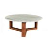 Image 3 : BNIB Moe's - Jinxx Coffee Table Brown - 38 x 38 x 15 - Retail Price: $1,499.00 - JD-1020-18-0