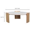 Image 5 : BNIB Moe's - Dala Coffee Table - 35 x 35 x 14 - Retail Price: $1,324.99 - JD-1037-18-0