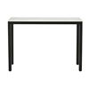 Image 2 : BNIB Moe's - Parson Console Table White Marble - 42 x 14 x 30 - Retail Price: $799.00 - KY-1035-02-0