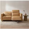 Image 1 : New - Moe's - Juno Power Recliner Sofa Tan Leather - 65 x 42 x 31.5 - Retail Price: $7,899.00
