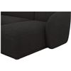 Image 5 : BNIB Moe's - Faye Sectional Right Black Boucle - 112 x 59.65 x 29.80in - Retail Price: $5,649 - FO-1