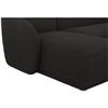Image 5 : BNIB Moe's - Faye Sectional Left Black Boucle - 112 x 59.65 x 29.80in - Retail Price: $5,649 - FO-10