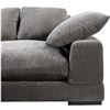 Image 3 : BNIB Moe's - Plunge Sectional Charcoal - 106 x 46 x 34in - Retail Price: $3,249 - TN-1004-25-0