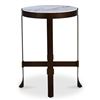 Image 3 : BNIB Moe's - Holli Side Table White Marble - 16 x 16 x 23 - Retail Price: $596.00 - QJ-1026-18