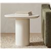 Image 4 : BNIB Moe's - Eden Accent Table Ivory White Lacquer - 18.75 x 18.75 x 18 - Retail Price: $629.00 - EW