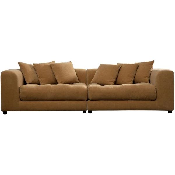 BNIB Moe's - Davie Sofa Golden Yellow - 104 x 43.5 x 31 - Retail Price: $4,649.00 - MO-1024-09-0